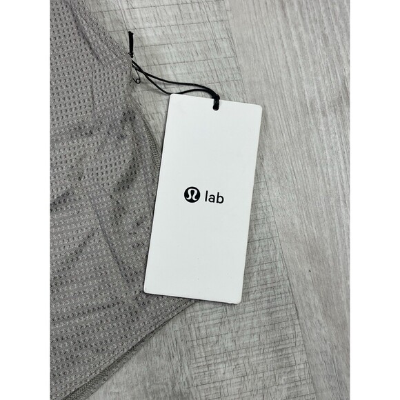 NWT Lululemon Lab Mesh Tank Top Graphic Women’s Size 10 In Raw Linen Gym I - Picture 5 of 9